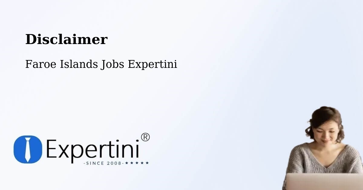 Disclaimer – Við Garð - Faroe Islands Jobs Expertini
